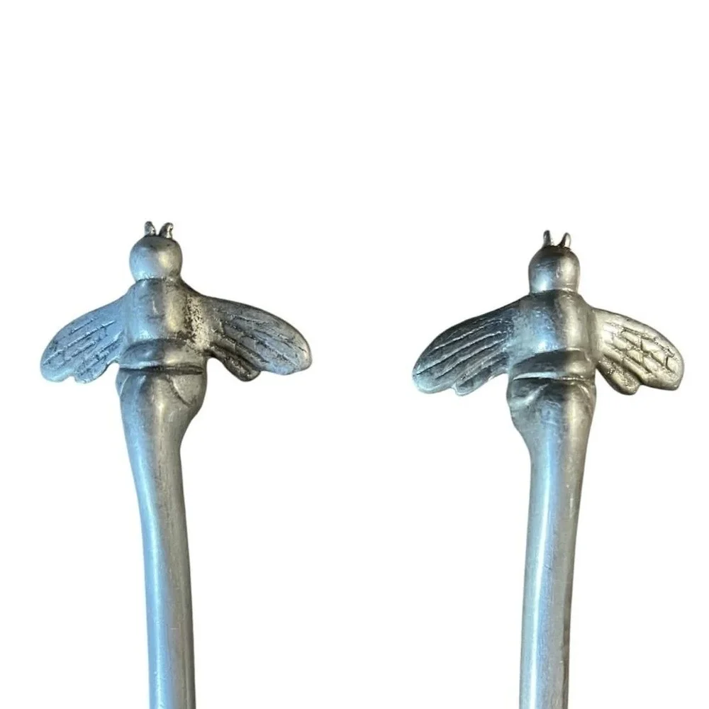 Mariposa Serving Spoon And Fork Salad‎ Bee Set